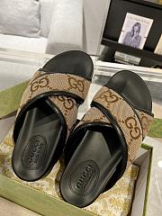 Gucci Men's Slide Sandal Beige - 4