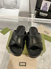 Gucci Men's Slide Sandal Black - 5
