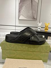 Gucci Men's Slide Sandal Black - 6