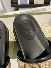Gucci Slide Sandal Black Brown - 6