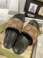 Gucci Slide Sandal Black Brown - 4
