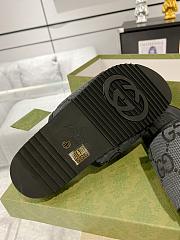 Gucci Slide Sandal Black Grey - 4