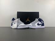 Air Jordan 1 Mid Wolf Grey Midnight Navy DQ8426-104 - 2