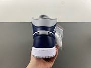 Air Jordan 1 Mid Wolf Grey Midnight Navy DQ8426-104 - 4