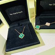 Combo Van Cleef Lucky Vintage Alhambra 5 motifs Green  - 2