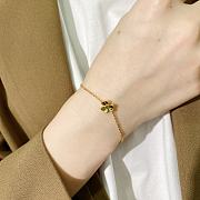 Van Cleef Frivole Bracelet Mini Model Gold Green - 4