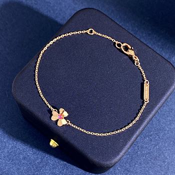 Van Cleef Frivole Bracelet Mini Model Rose Gold Pink