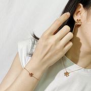 Van Cleef Frivole Bracelet Mini Model Rose Gold Pink - 5