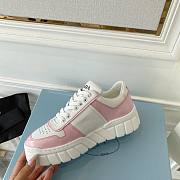 Prada Leather Sneakers White Pink - 3