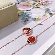 Van Cleef Lucky Spring Bracelet Closed Wings Ladybug VCARP7R00 - 5