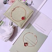 Van Cleef Lucky Spring Bracelet Closed Wings Ladybug VCARP7R00 - 4