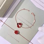 Van Cleef Lucky Spring Bracelet Closed Wings Ladybug VCARP7R00 - 3