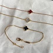 Van Cleef Sweet Alhambra Bracelet Rose Gold Red - 4