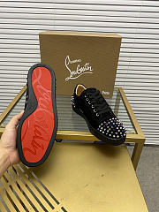 Christian Louboutin Vieira 2 Flat Black Purple 064#326 - 5