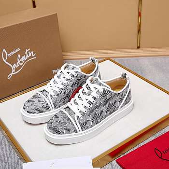 Christian Louboutin Sneaker White Grey 035#326