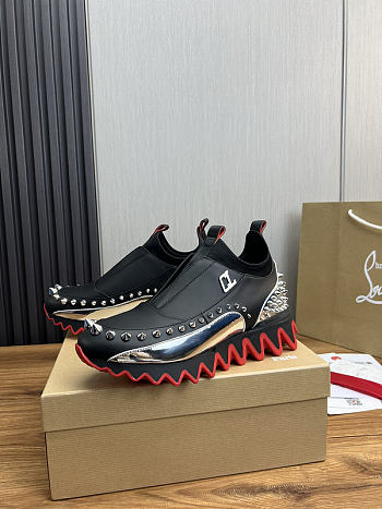Christian Louboutin Sneaker Sharkyloub SP Spikes Black 004#326