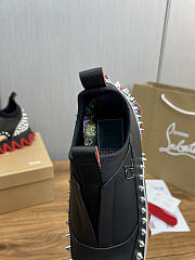 Christian Louboutin Sneaker Sharkyloub SP Spikes Black 004#326 - 5