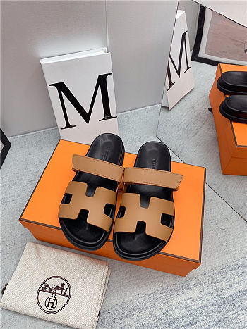 Hermes Chypre Sandal Beige