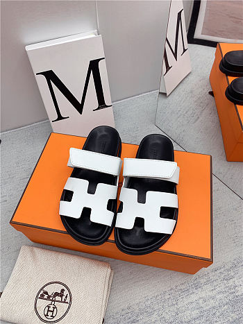 Hermes Chypre Sandal Blanc