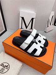 Hermes Chypre Sandal Blanc - 4