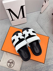 Hermes Chypre Sandal Blanc - 5