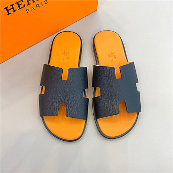 Hermes Izmir Sandal Black Yellow