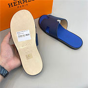 Hermes Izmir Sandal Blue - 4