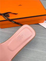 Hermes Oran Sandal Pink Calfskin - 3