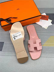 Hermes Oran Sandal Pink Calfskin - 5