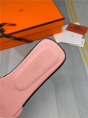 Hermes Oran Sandal Pink Leather - 4