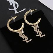 YSL Earrings Gold 058#307 - 5