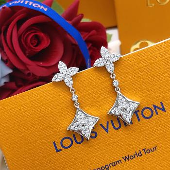 Louis Vuitton Earrings Silver 049#307