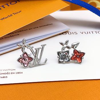 Louis Vuitton Earrings Silver 035#307