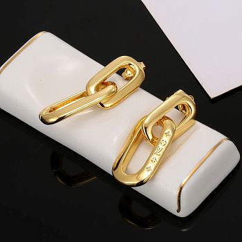 Louis Vuitton Earrings Gold 050#307