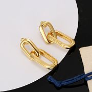 Louis Vuitton Earrings Gold 050#307 - 5