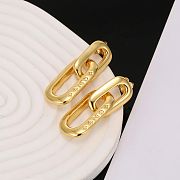 Louis Vuitton Earrings Gold 050#307 - 4