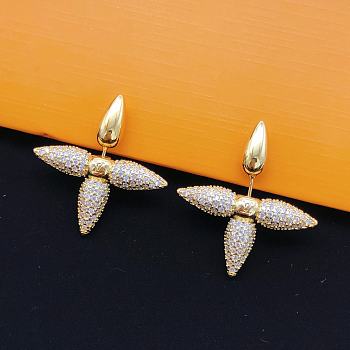 Louis Vuitton Earrings Gold 040#307