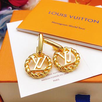 Louis Vuitton Earrings Gold 010#307