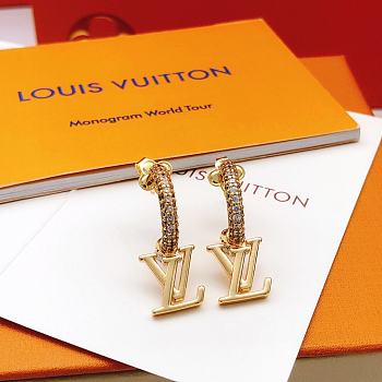Louis Vuitton Earrings Gold 006#307