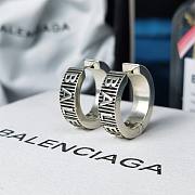 Balenciaga Earrings Silver 011#307 - 5