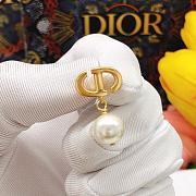 Dior Earrings Gold Pearl  021#307 - 4