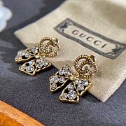 Gucci Earrings Gold Bow 006#307 - 2
