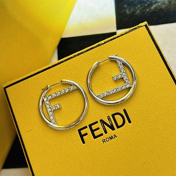Fendi Earrings Silver 024#307