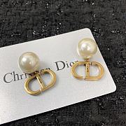 Dior Earrings Gold Pearl 063#307 - 5