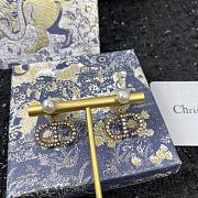 Dior Earrings Gold Pearl 063#307 - 4
