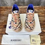 Burberry Check Terrace Sneakers Black Cream - 2