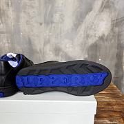 Burberry Leather Stock Sneakers Black - 4