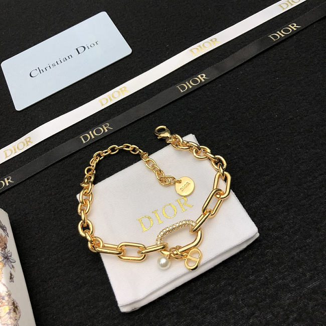 Dior Bracelet Gold 008#307 - 1
