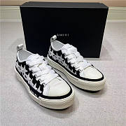 Amiri Sneaker Stars Court Low Black White - 2