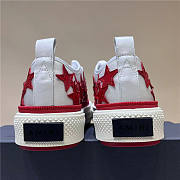 Amiri Sneaker Stars Court Low Red - 5
